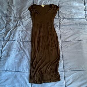 See You Monday Black Maxi Dress